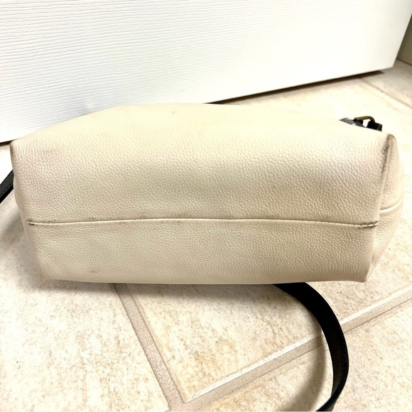 Fossil Amelia Python White Leather Crossbody Handbag - Picture 10 of 13